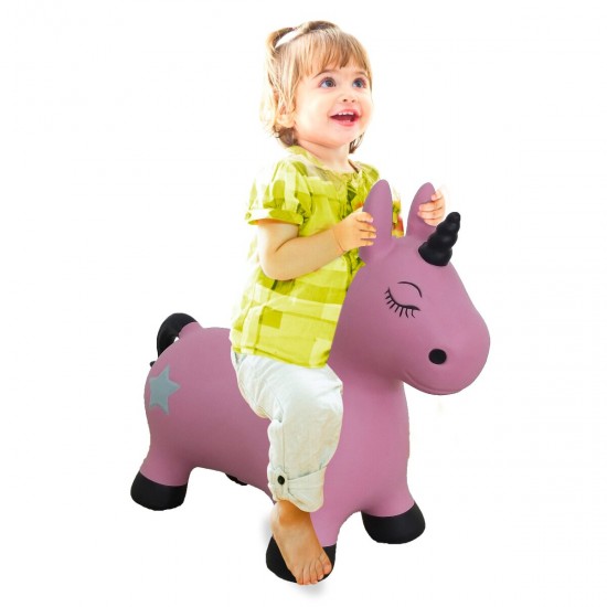 Jamara Jumping Animal bouncer Unicorn pink with pump (460453) Jamara Jumping Animal bouncer Unicorn pink with pump (460453)