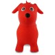 Jamara Jumping Animal bouncer dog red with pump (460454)