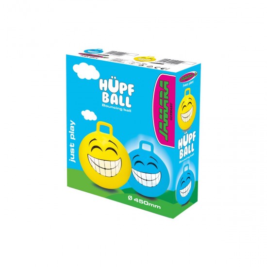 Jamara Bouncing Ball Smile yellow 450mm (460457)