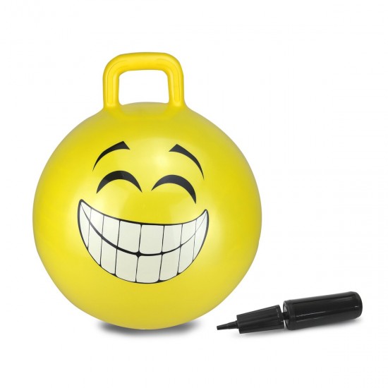 Jamara Bouncing Ball Smile yellow 450mm (460457)