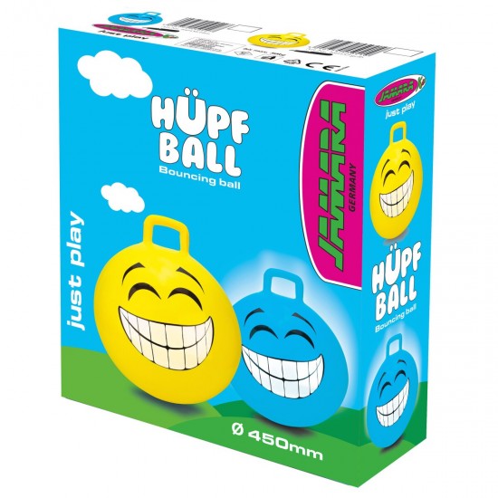 Jamara Bouncing Ball Smile blue 450mm (460458)