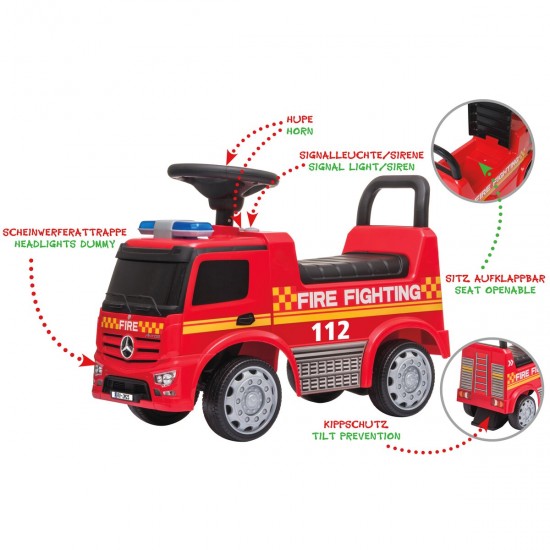 Jamara Push-Car Mercedes-Benz Antos Fire Truck (460472)