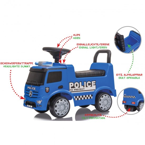 Jamara Push-Car Mercedes-Benz Antos Police (460475)