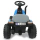 Jamara Ride-on Tractor New Holland with Trailer blue 6V (460482)