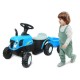 Jamara Ride-on Tractor New Holland with Trailer blue 6V (460482)