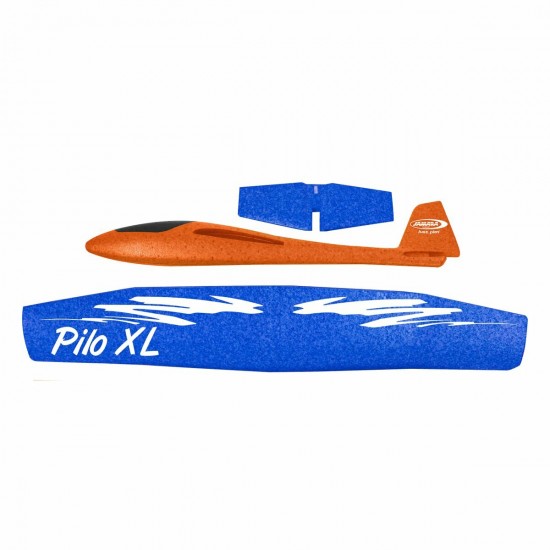 Jamara Pilo XL Foam Hand Launch glider EPP wing blue fuselage orange (460485)