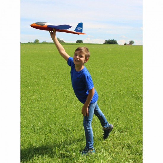 Jamara Pilo XL Foam Hand Launch glider EPP wing blue fuselage orange (460485)