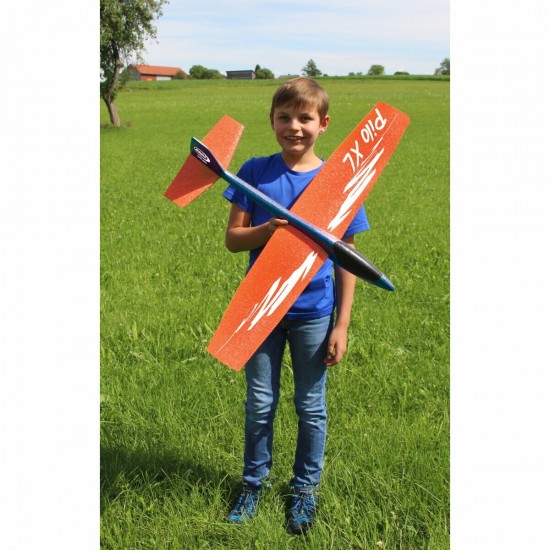 Jamara Pilo XL Foam Hand Launch glider EPP wing orange fuselage blue (460486) Jamara Pilo XL Foam Hand Launch glider EPP wing orange fuselage blue (460486)
