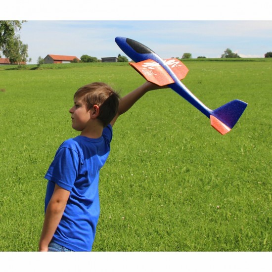 Jamara Pilo XL Foam Hand Launch glider EPP wing orange fuselage blue (460486) Jamara Pilo XL Foam Hand Launch glider EPP wing orange fuselage blue (460486)