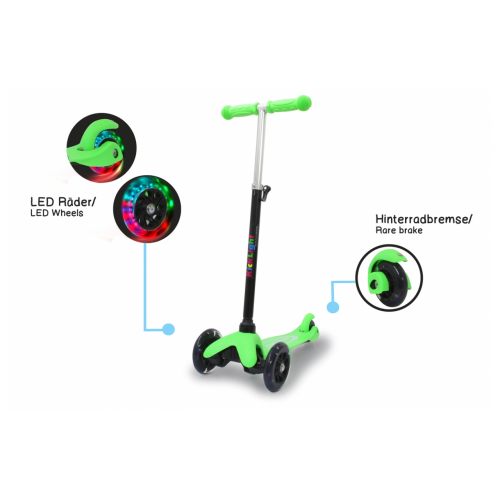 JAMARA KickLight Scooter grün (460495)