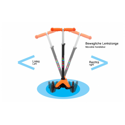JAMARA KickLight Scooter orange(460496)