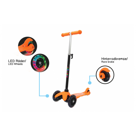 KickLight Scooter orange(460496)