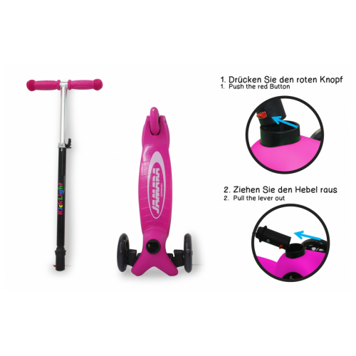 JAMARA KickLight Scooter pink(460497)