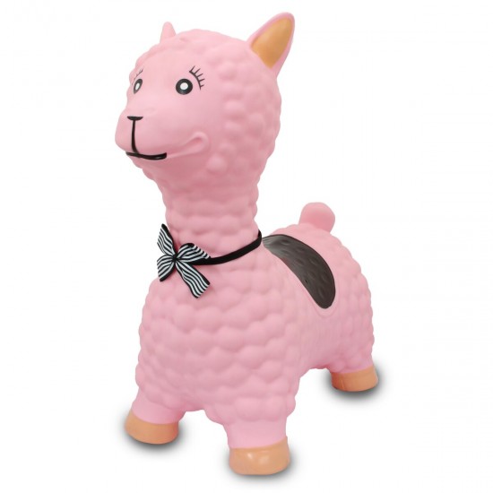 Jamara Jumping Animal Bouncer Lama pink with pump (460543)