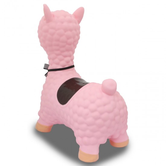Jamara Jumping Animal Bouncer Lama pink with pump (460543)