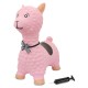 Jamara Jumping Animal Bouncer Lama pink with pump (460543)