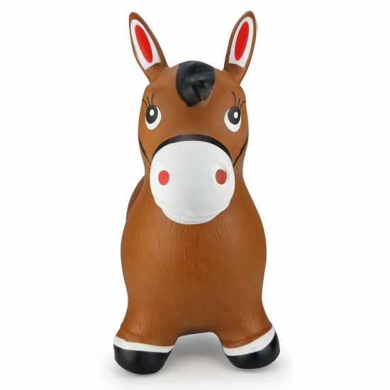 Jamara Bouncing animal horse brown with pump (460597) Jamara Bouncing animal horse brown with pump (460597)