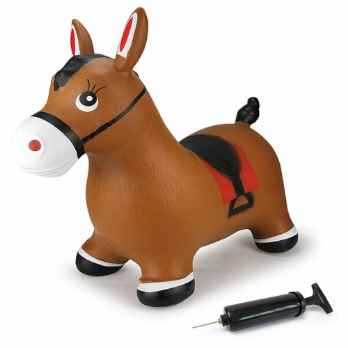 Jamara Bouncing animal horse brown with pump (460597)