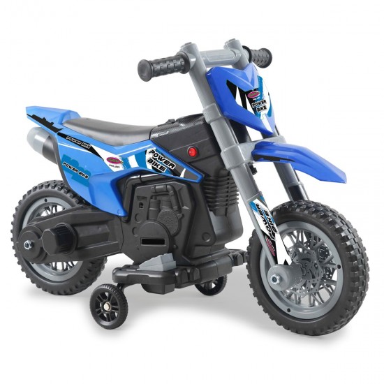 Jamara Ride-on Motorcycle Power Bike blue 6V (460678)