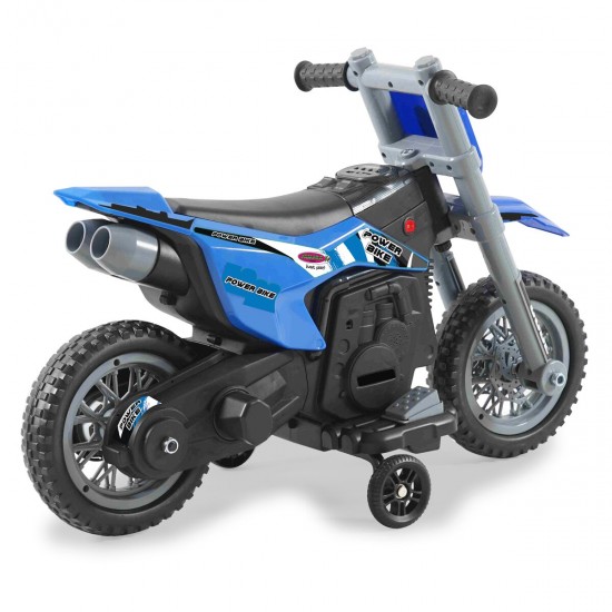 Jamara Ride-on Motorcycle Power Bike blue 6V (460678)