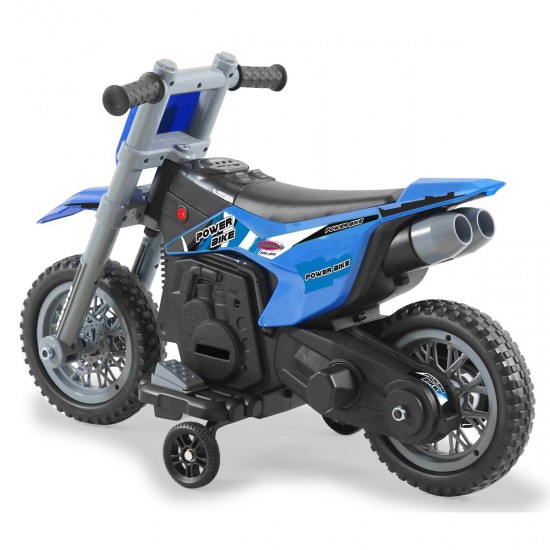 Jamara Ride-on Motorcycle Power Bike blue 6V (460678)