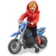 Jamara Ride-on Motorcycle Power Bike blue 6V (460678)