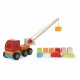 Jamara Wooden Toys Kidiwood plug-in Crane Truck 14pcs (460700)