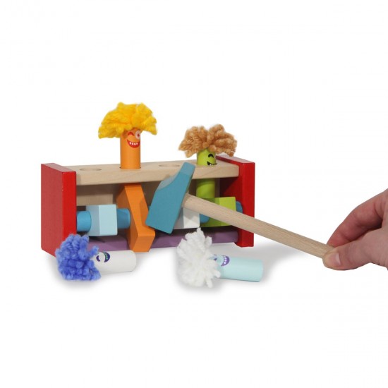 Jamara Wooden Toys Kidiwood Kidiwood Jumping Clowns 6pcs. (460701)