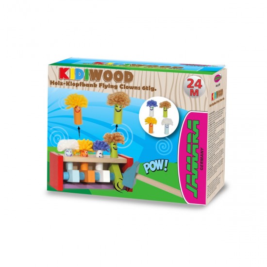 Jamara Wooden Toys Kidiwood Kidiwood Jumping Clowns 6pcs. (460701)
