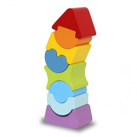 Jamara Wooden Toys Kidiwood Tower 8pcs (460703)