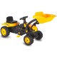 Jamara Pedal tractor with loader Strong Bull yellow (460816)