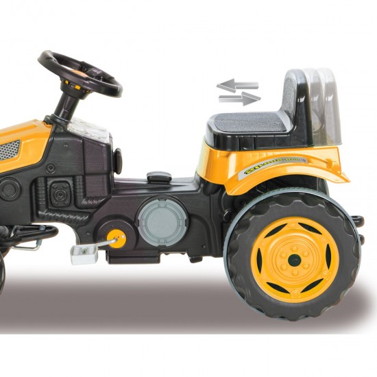 Jamara Pedal tractor with loader Strong Bull yellow (460816)
