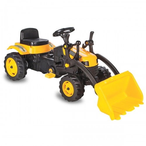 Jamara Pedal tractor with loader Strong Bull yellow (460816)