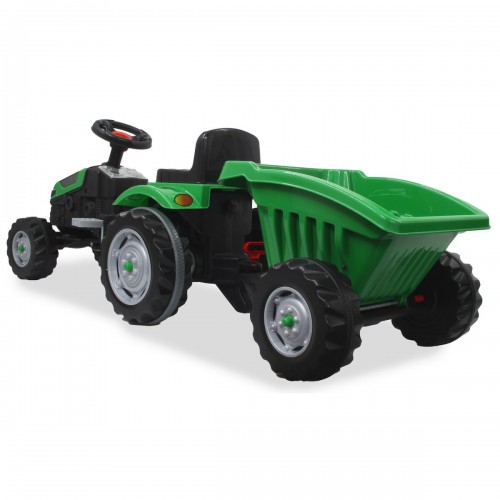 Jamara Pedal tractor with trailer Strong Bull green (460826)