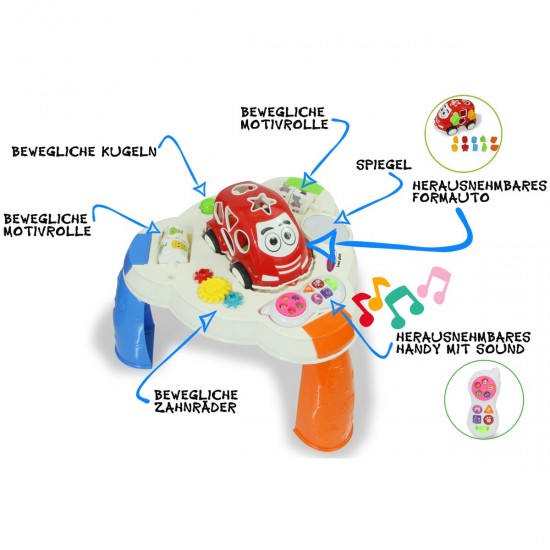 Jamara Play table with shaped car and cell phone (460951)