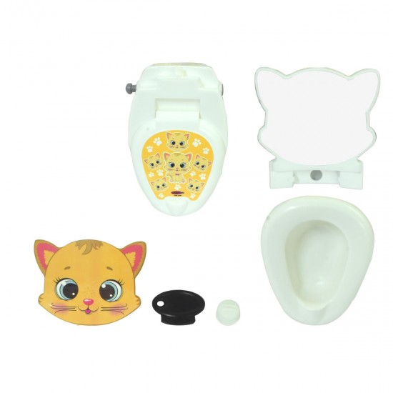 Jamara My small Toilet Cat with flush sound and Toilet paper holder (460955) Jamara My small Toilet Cat with flush sound and Toilet paper holder (460955)