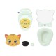 Jamara My small Toilet Cat with flush sound and Toilet paper holder (460955)