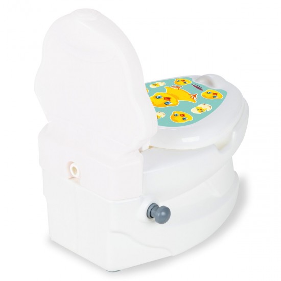 Jamara My small Toilet Chick with flush sound and Toilet paper holder (460956)