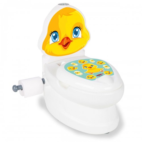 Jamara My small Toilet Chick with flush sound and Toilet paper holder (460956)