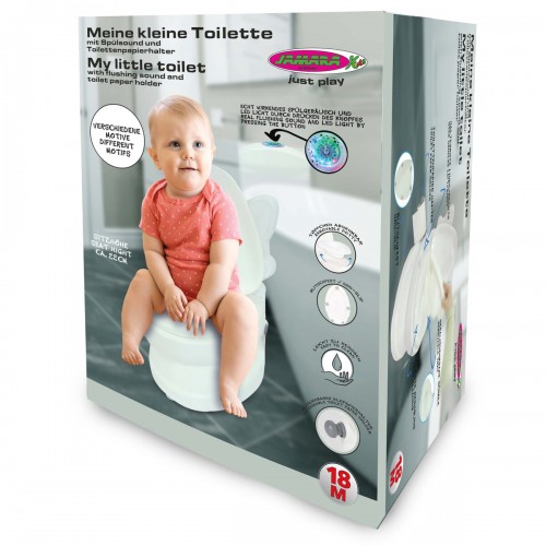 Jamara My small Toilet Elephant with flush sound and Toiletn paper holder (460957)