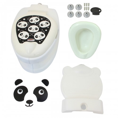 Jamara My little toilet panda with flushing sound and toilet paper holder (460958)