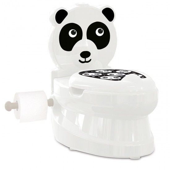 Jamara My little toilet panda with flushing sound and toilet paper holder (460958)