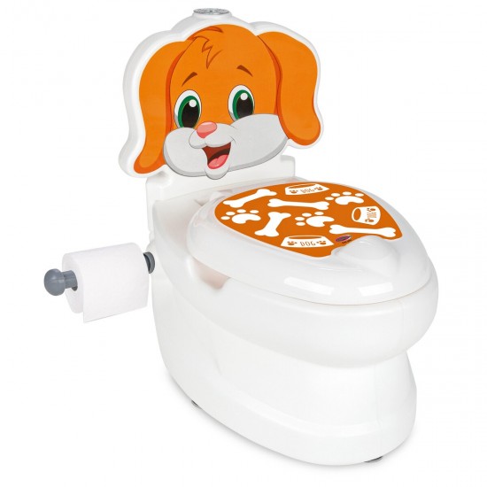 Jamara My little toilet dog with flushing sound and toilet paper holder (460959)