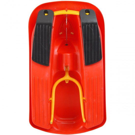 Jamara Snow Play Bob Ralley 100 cm red with steering wheel and break (461100)