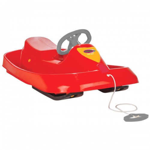 Jamara Snow Play Bob Ralley 100 cm red with steering wheel and break (461100)