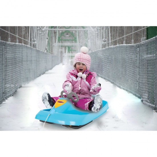 Jamara Snow Play Bob Ralley 100cm blue with steering wheel and break (461101)