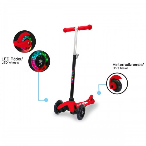 Jamara KickLight Scooter red (461650)