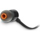 Ακουστικά Handsfree JBL T110 3.5mm Jack - Μαύρο