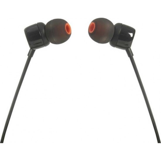 Ακουστικά Handsfree JBL T110 3.5mm Jack - Μαύρο