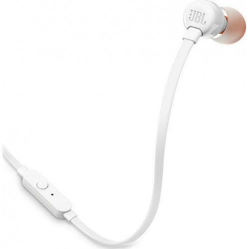 Ακουστικά Handsfree JBL T110 3.5mm Jack - Λευκό